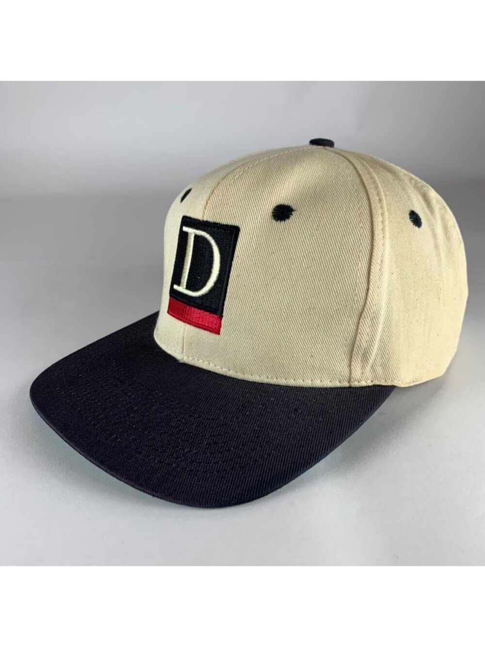 Dewars White Label Scotch Whiskey Vintage Cream Black KC Snapback Hat